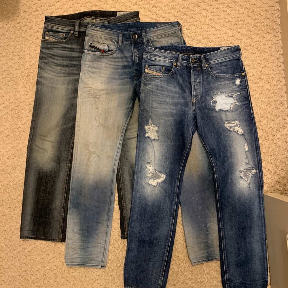 Diesel Men's Jeans Bundle - W29